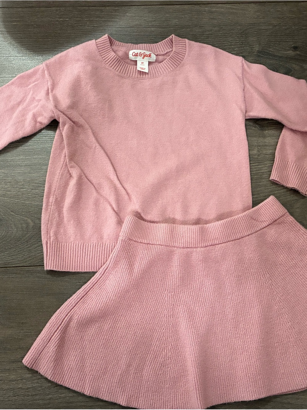 Cat & Jack Pink Crewneck Sweater
